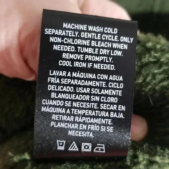 {Swiss Tech} Men's Zippered Fleece Jacket in Green Size 2XL - Picture 15 of 15